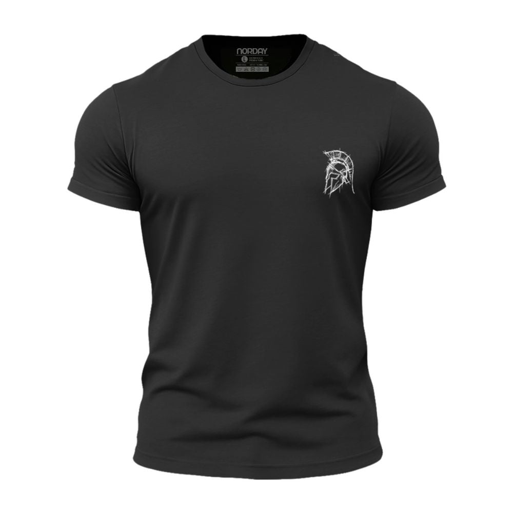 Sketch Spartan Portrait Athletic Quick-Dry T-Shirt