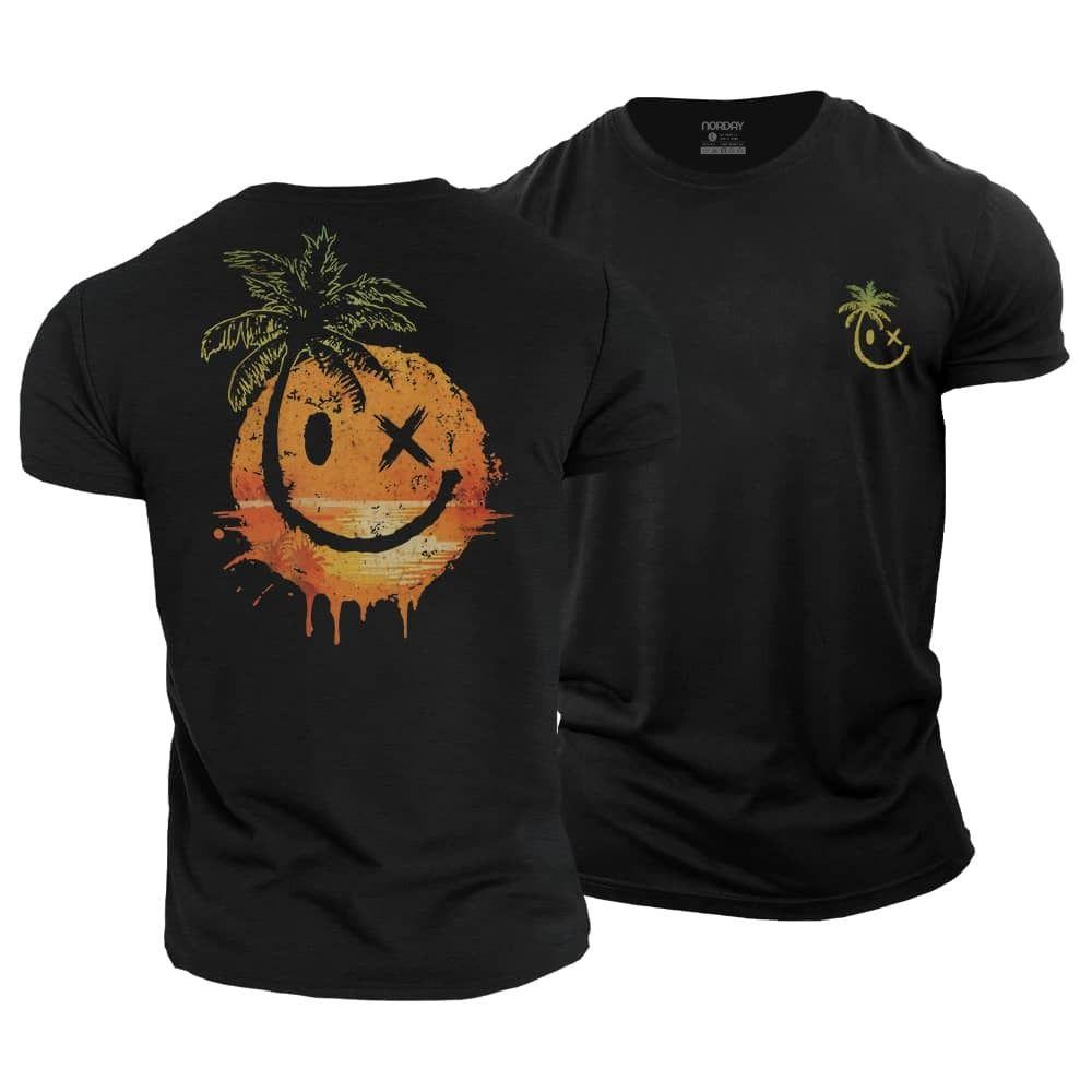 Smiley Sea Cotton T-Shirt