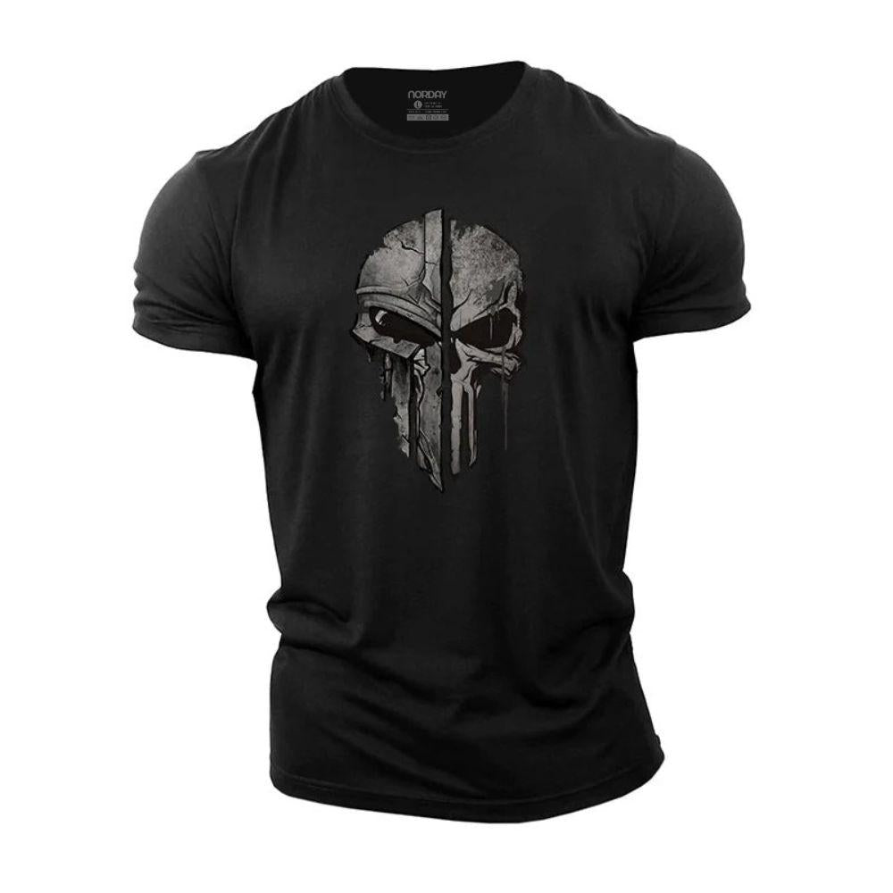 Skull Spartan Cotton T-Shirt