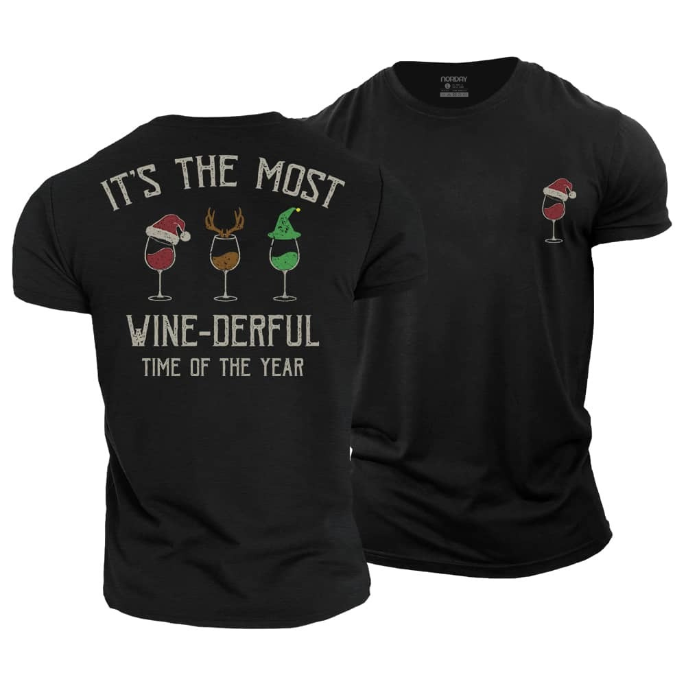 Wine-derful Time Cotton T-Shirt
