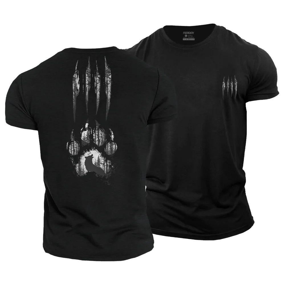 Wolf Claw Landscape Cotton T-Shirt
