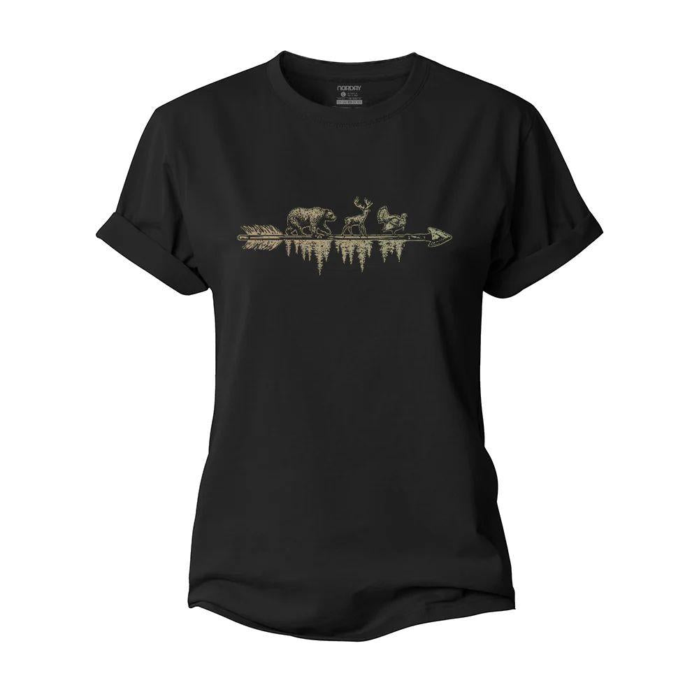 Wildlife on The Arrow Women's Cotton T-Shirt
