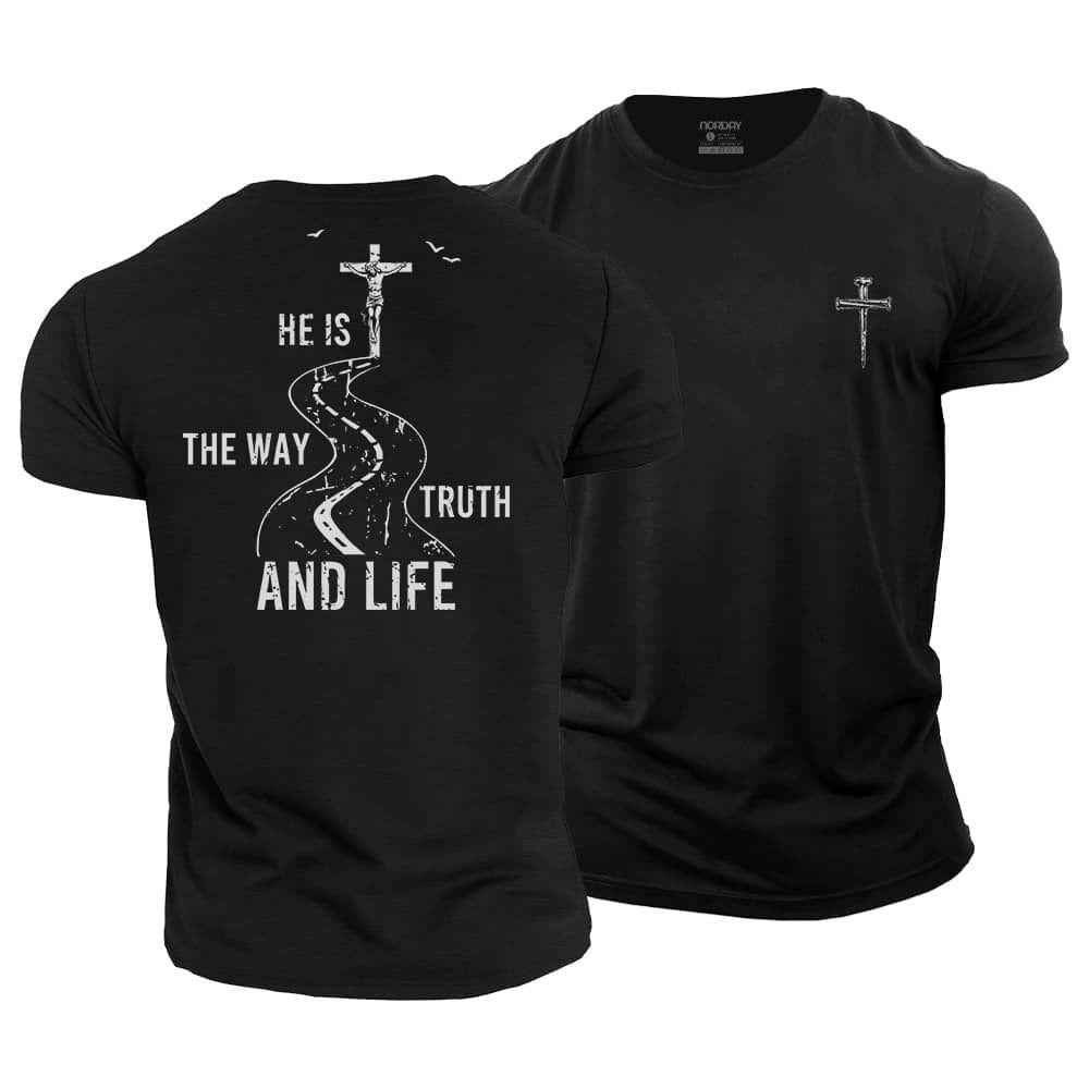 Way Truth And Life Cotton T-Shirt
