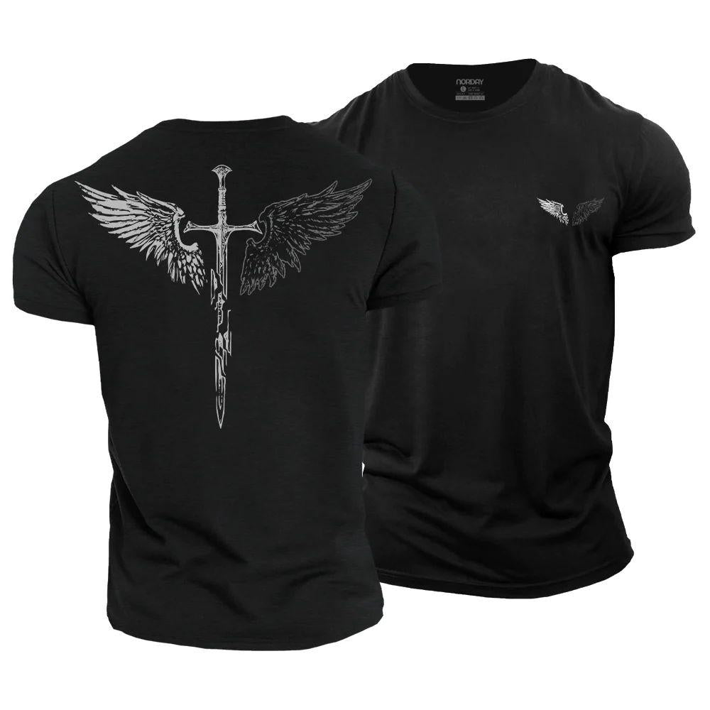 Sword of Light and Darkness Cotton T-Shirt
