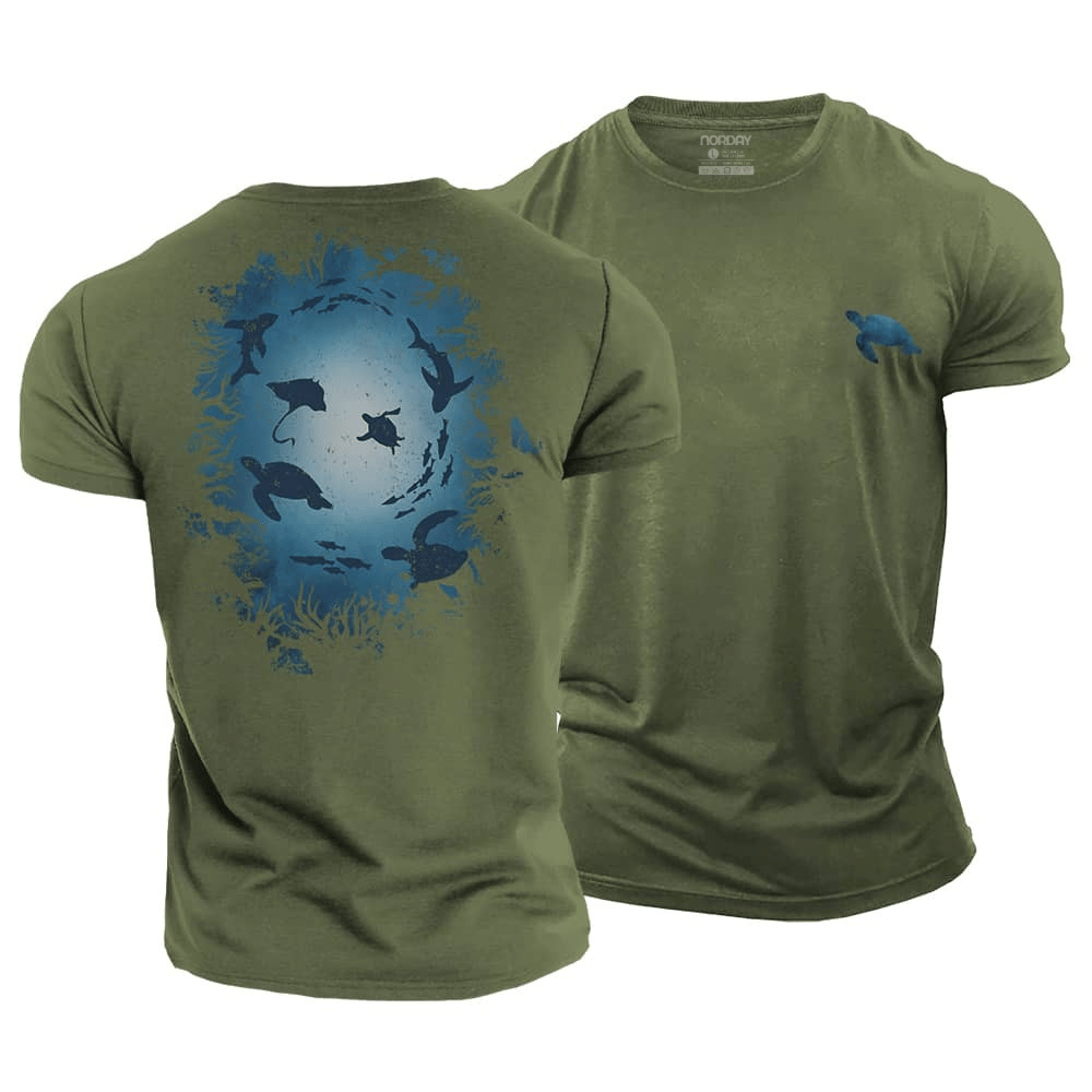 Deep Sea Cotton T-Shirt