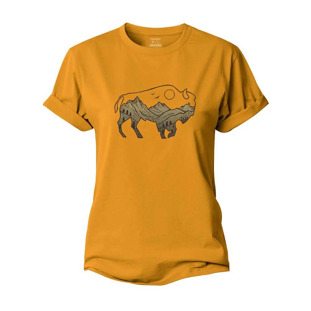 Bison Mountain Women's Cotton T-Shirt