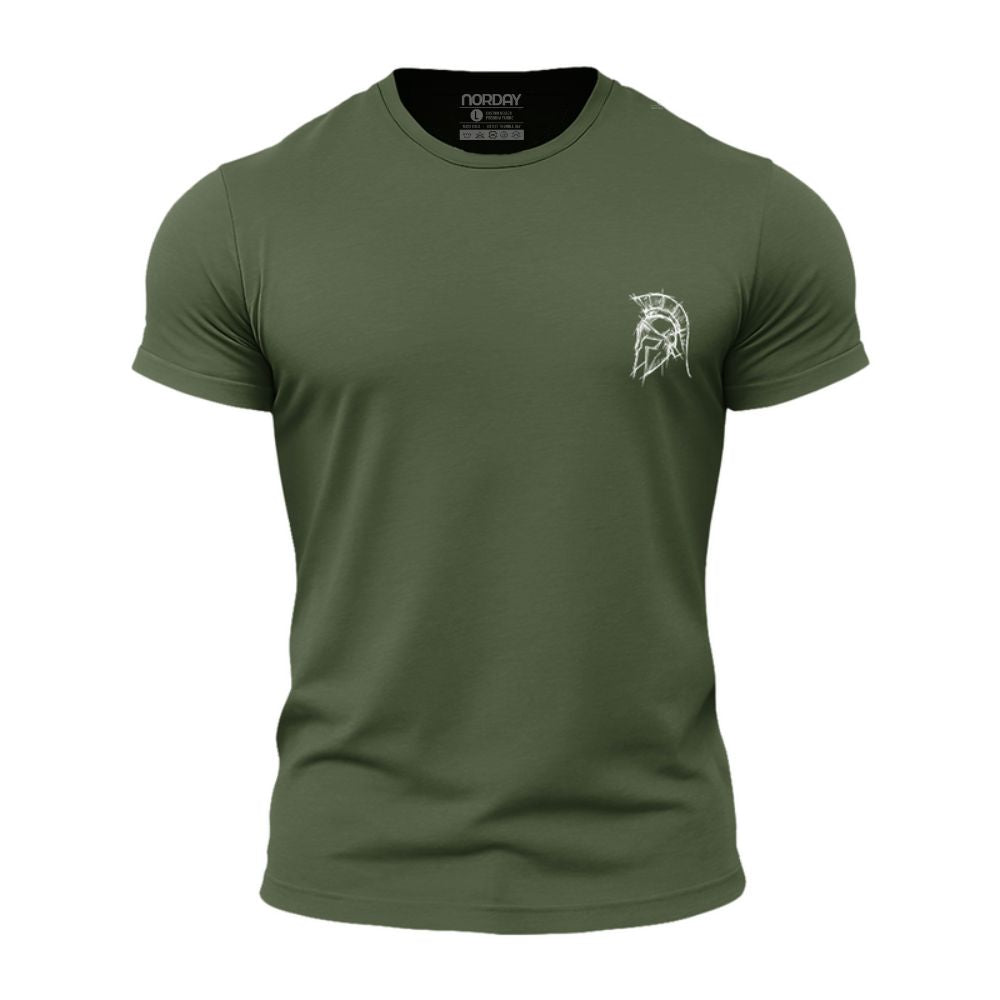 Sketch Spartan Portrait Athletic Quick-Dry T-Shirt
