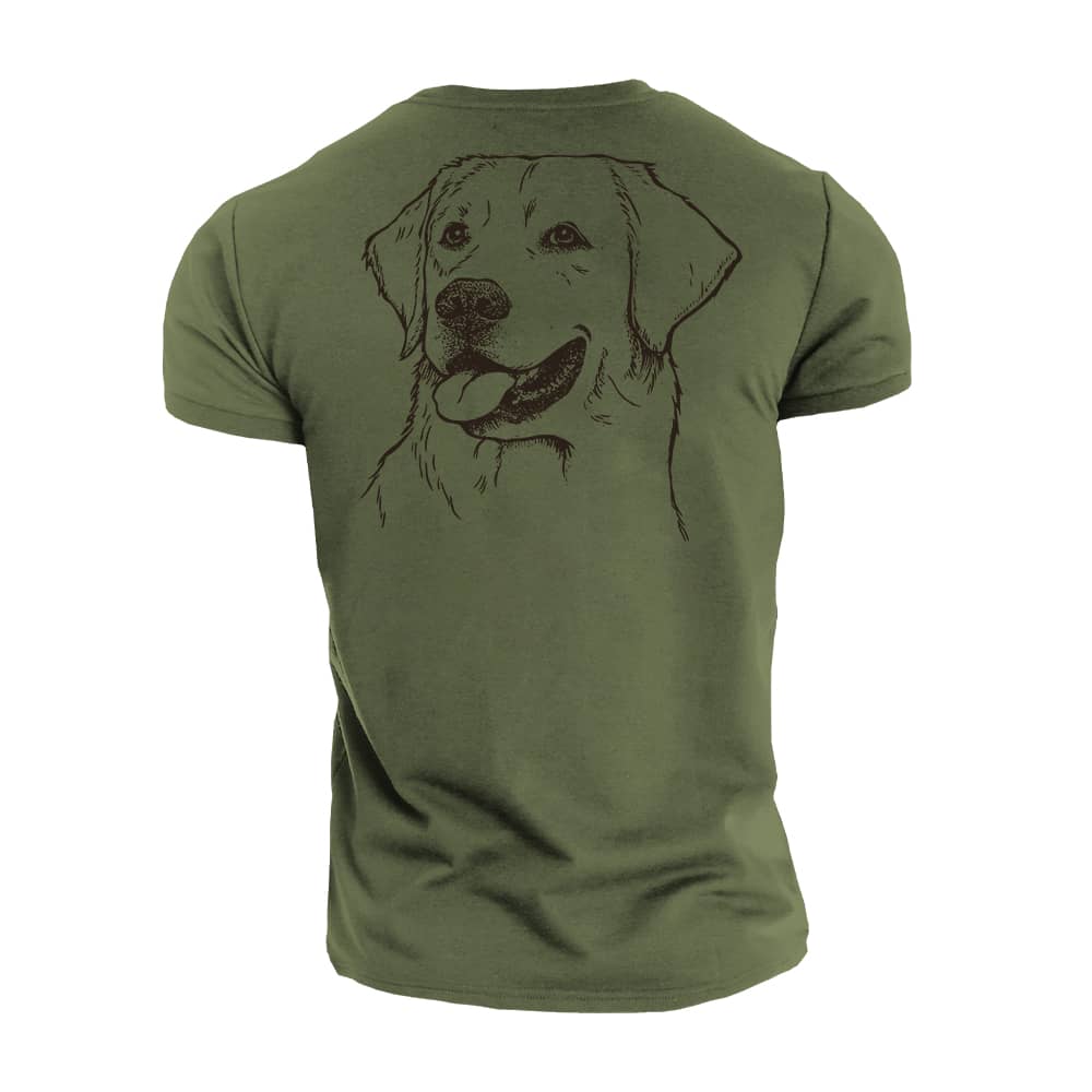 Simple Labrador Cotton T-Shirt