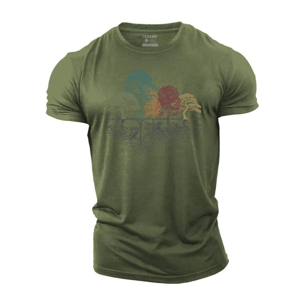 Colorwave Forest Cotton T-Shirt