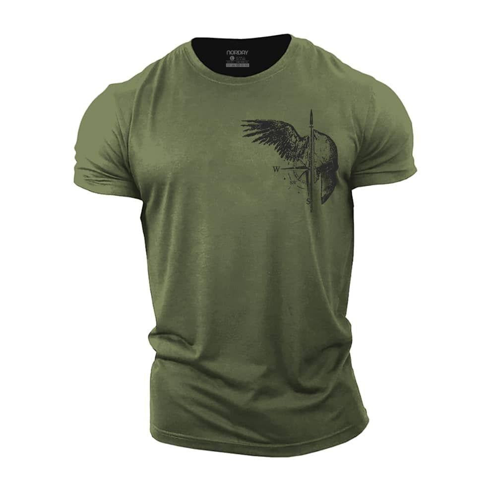 Spartan Wing Cotton T-Shirt