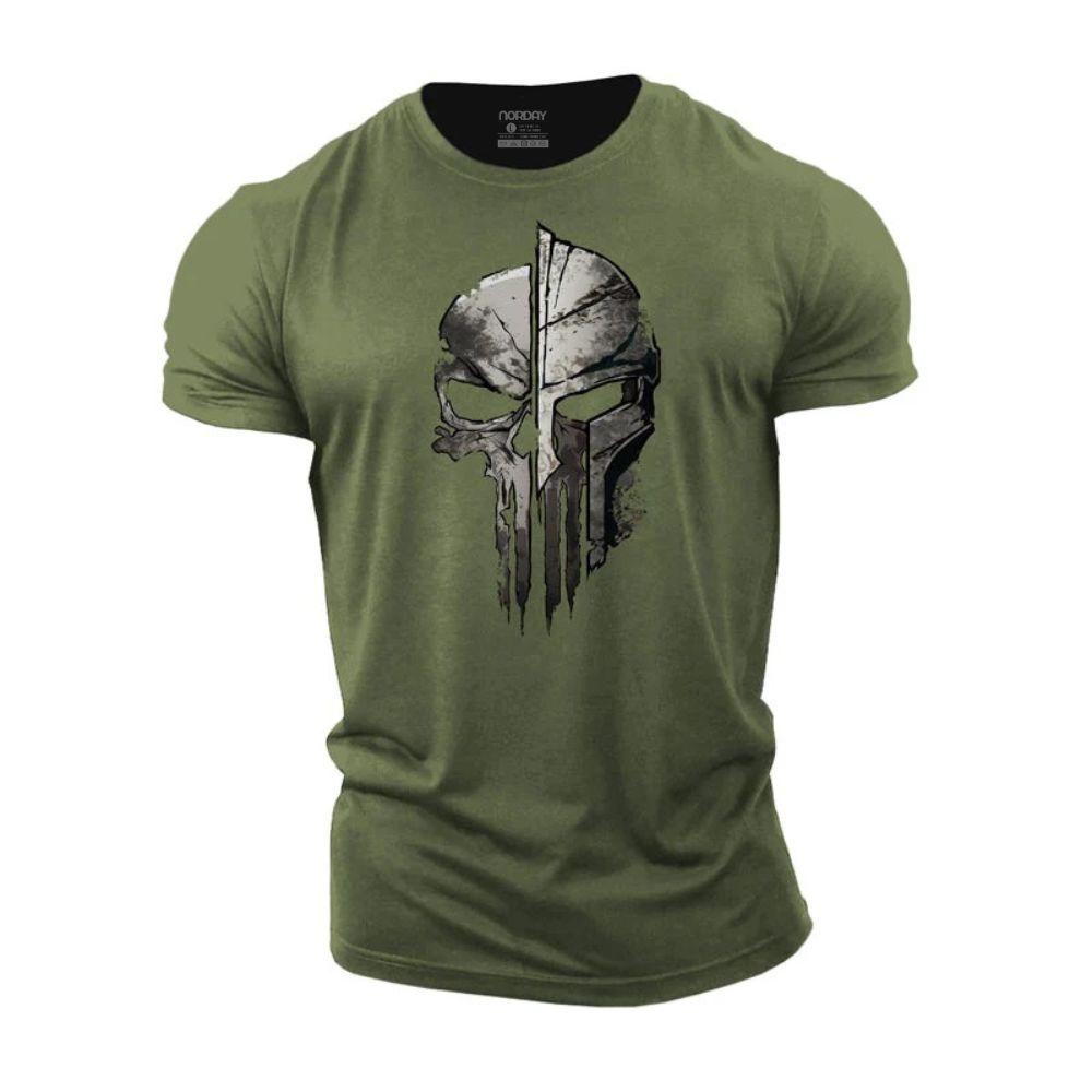 Spartan Skull Cotton T-Shirt