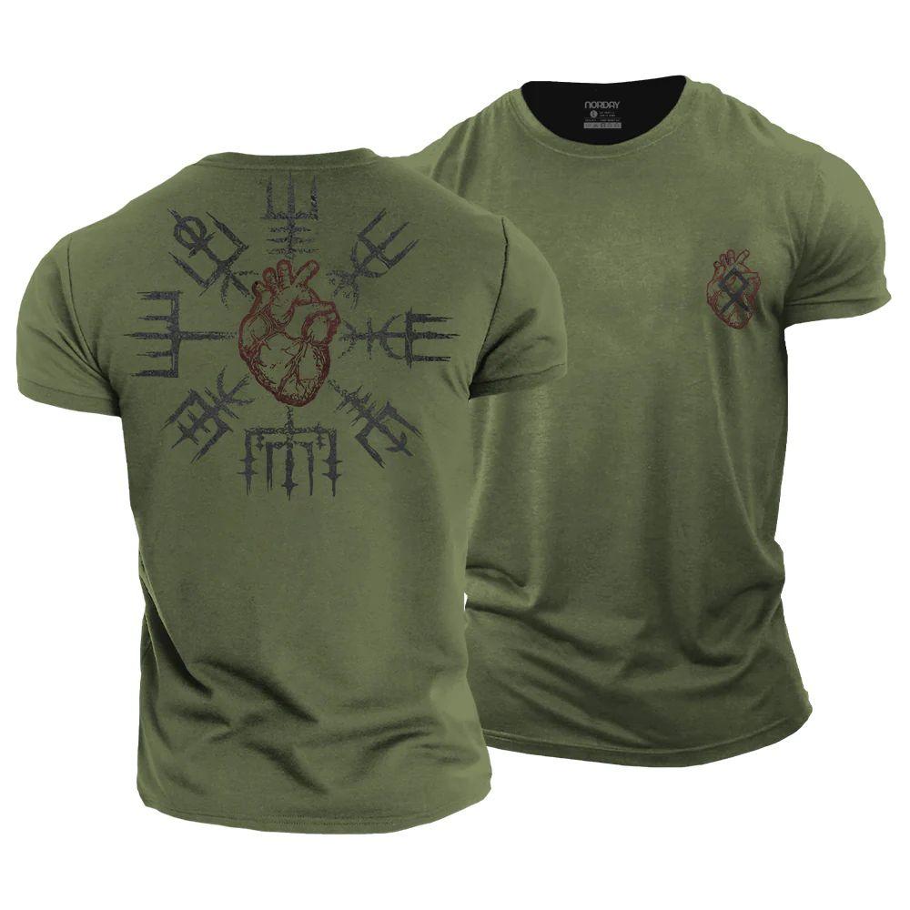 Viking Heart Cotton T-Shirt