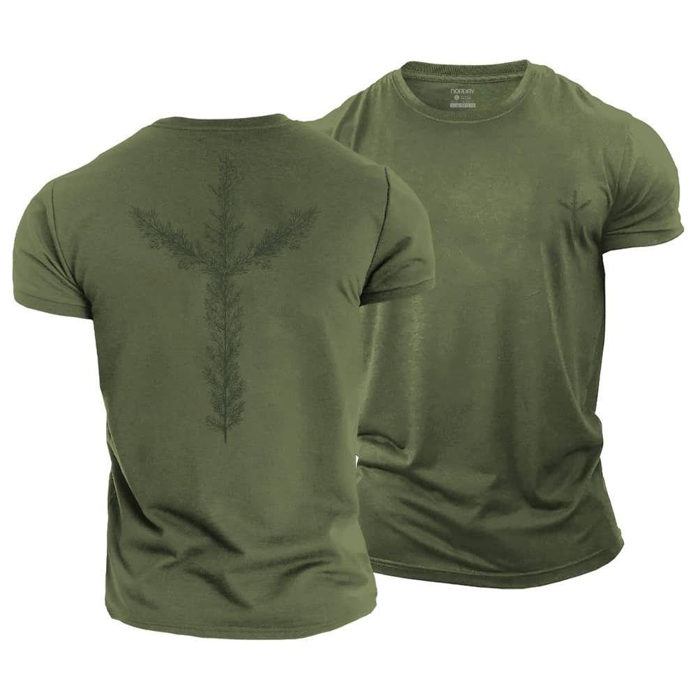 Protection Pine Needles Cotton T-Shirt