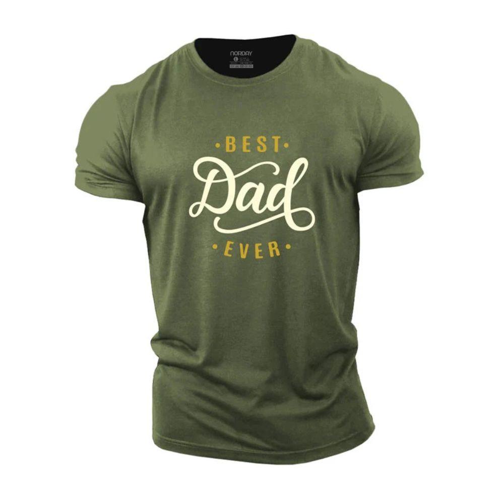 Best Dad Ever Cotton T-Shirt