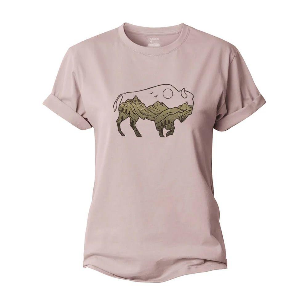 Bison Mountain Women's Cotton T-Shirt
