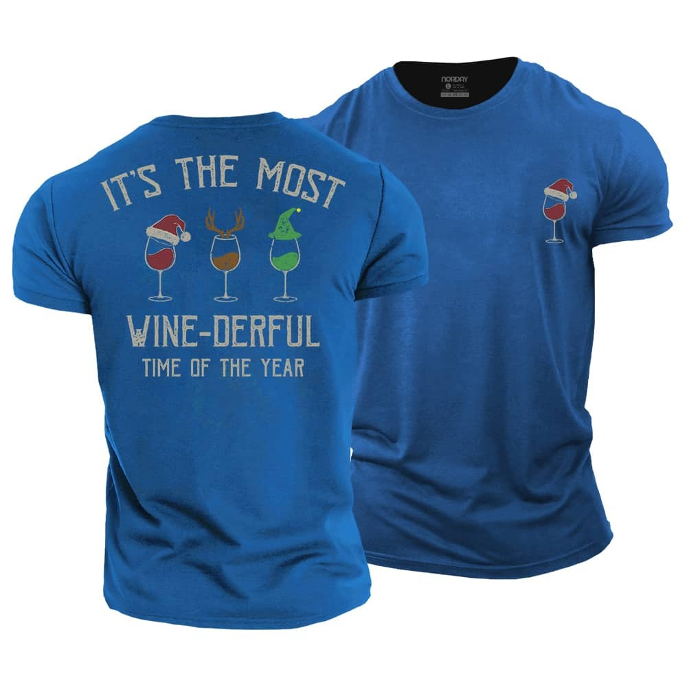 Wine-derful Time Cotton T-Shirt