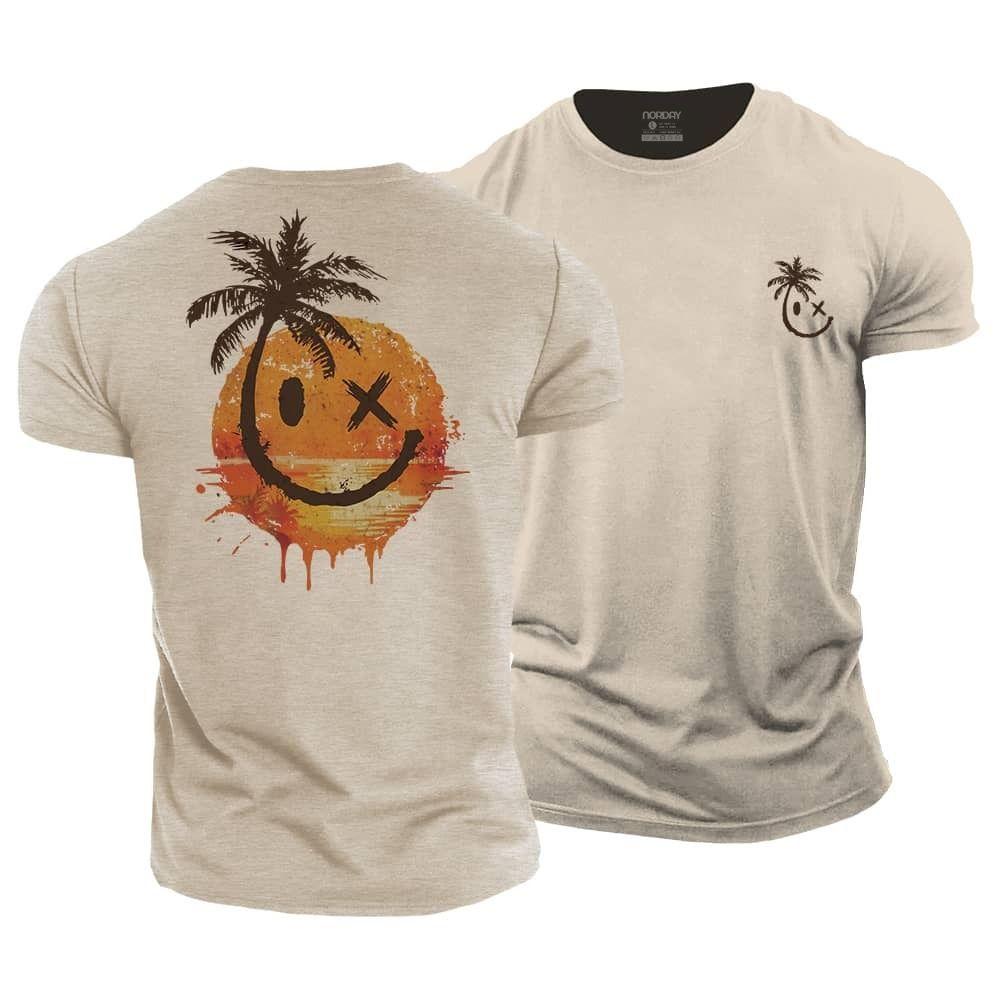 Smiley Sea Cotton T-Shirt