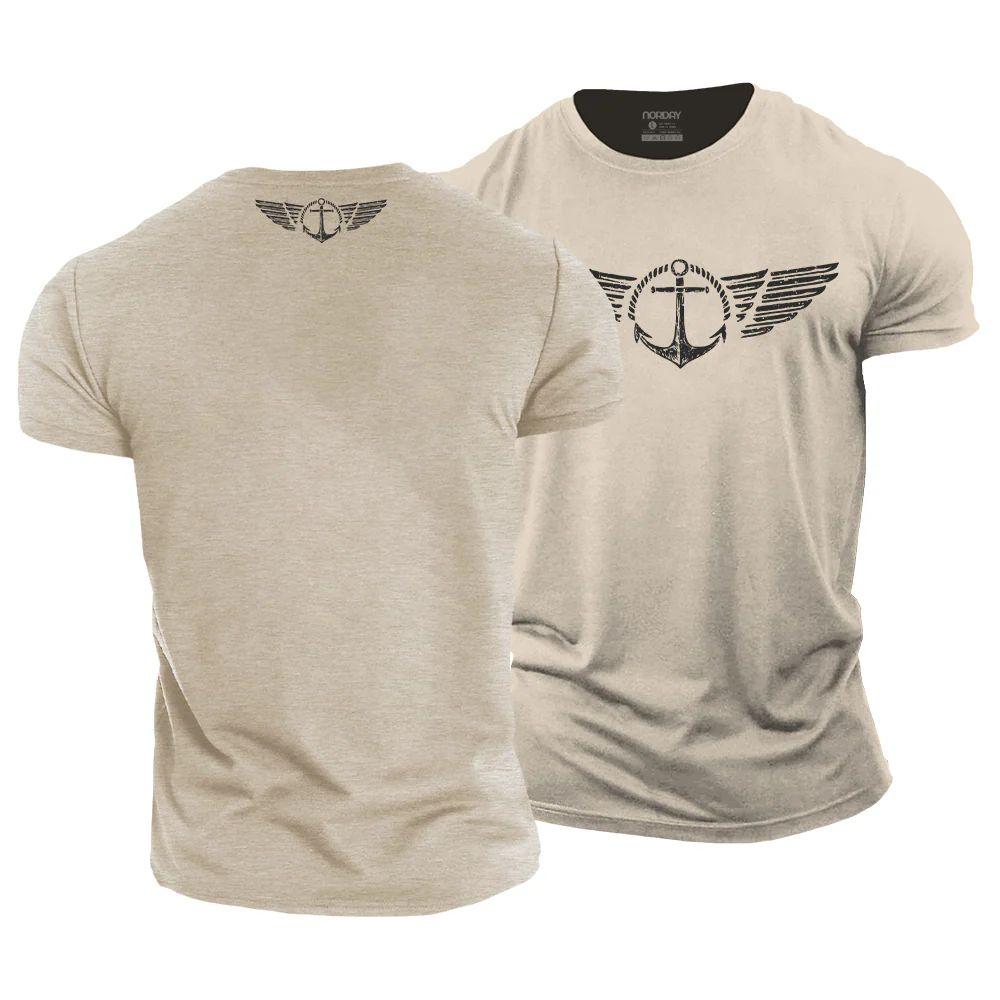 Anchor Wings Cotton T-Shirt