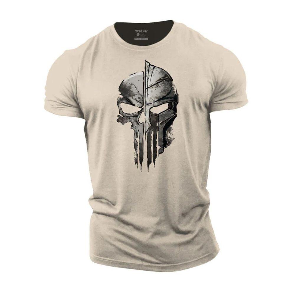 Spartan Skull Cotton T-Shirt