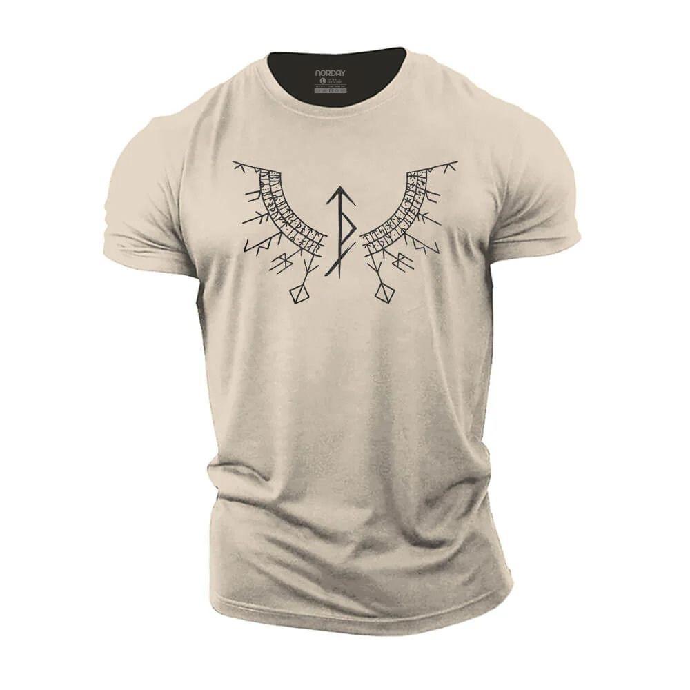 Viking Strength Runes Cotton T-Shirt
