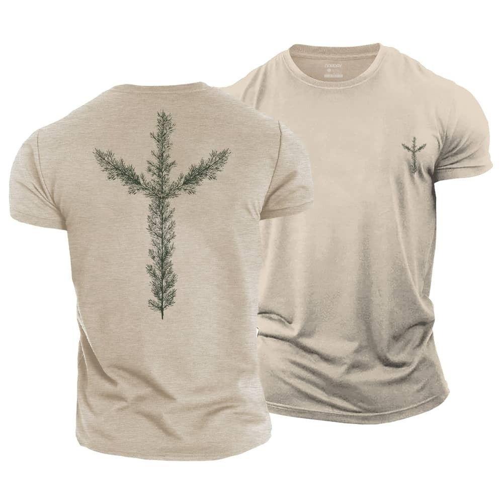 Protection Pine Needles Cotton T-Shirt