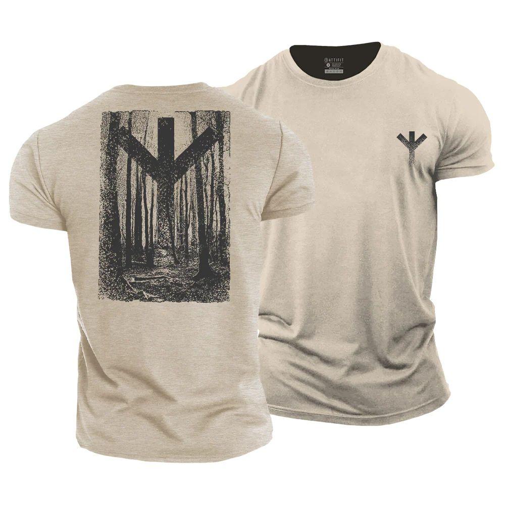 Viking Protection Rune Cotton T-Shirt