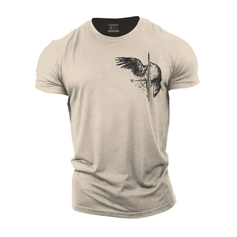 Spartan Wing Cotton T-Shirt
