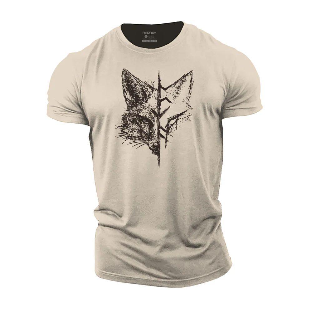 Viking Legend Fox Cotton T-Shirt
