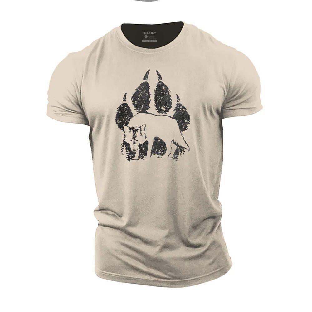 Wolf Paw Cotton T-Shirt