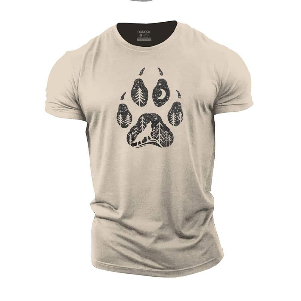 Wolf Claw Forest Cotton T-Shirt