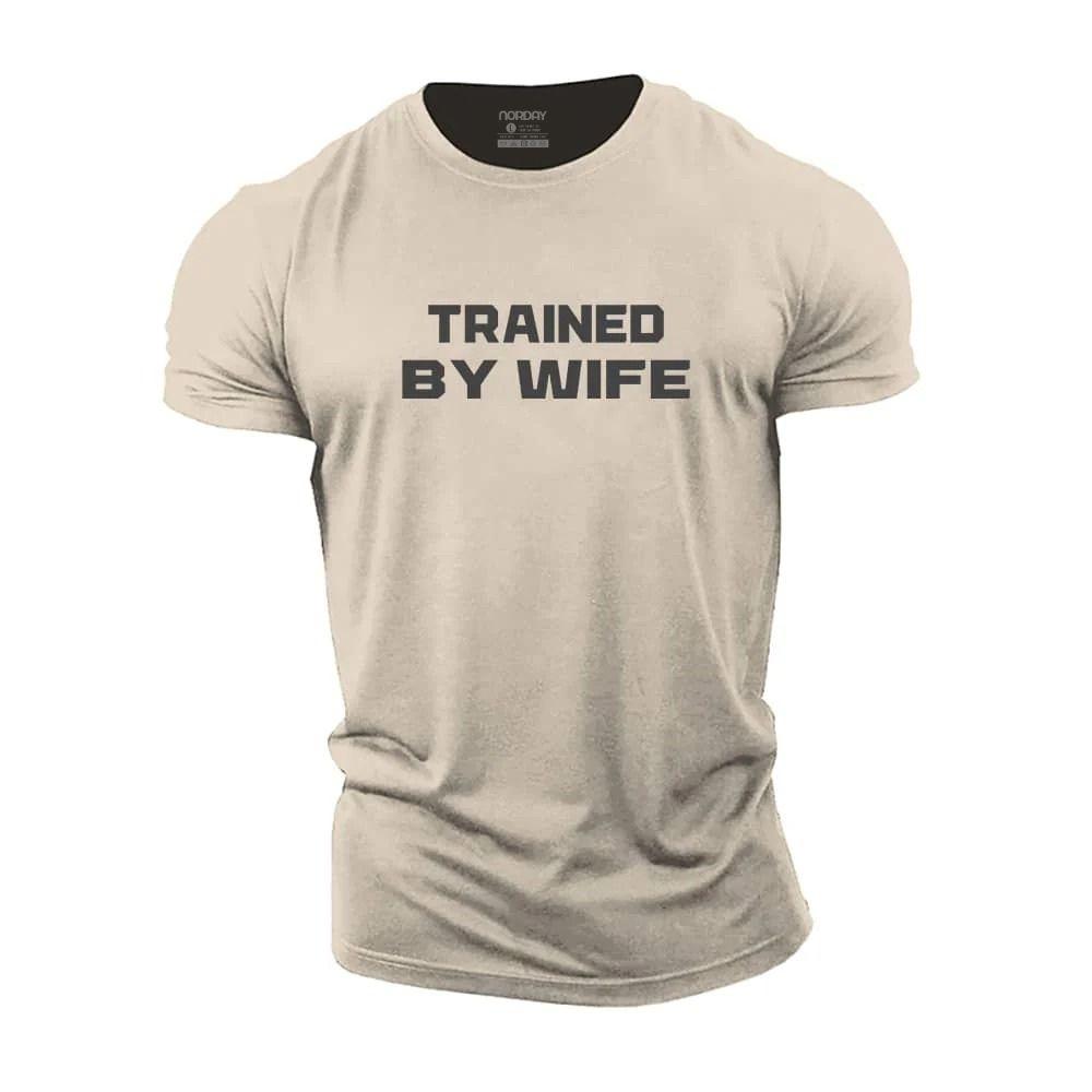 Trained By Wife Cotton T-Shirt