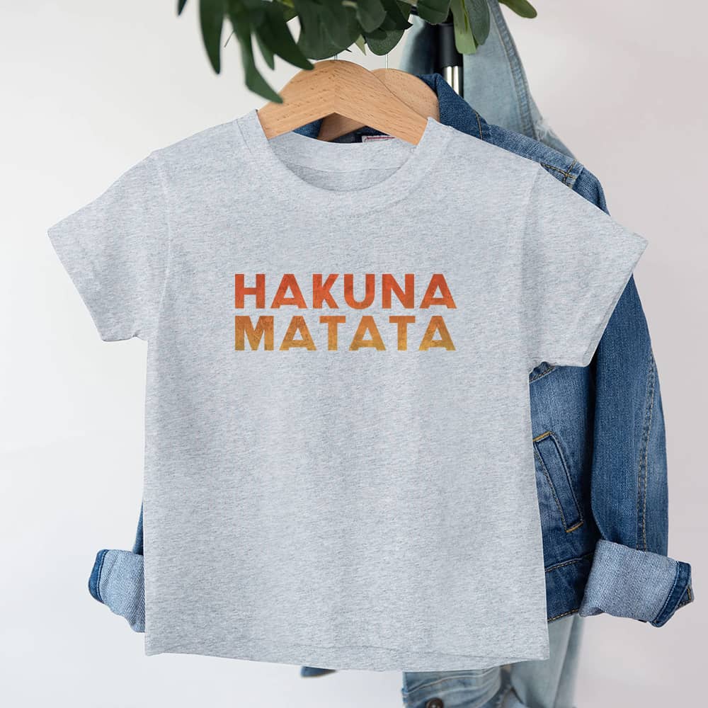 Hakuna Matata Youth Cotton T-Shirt