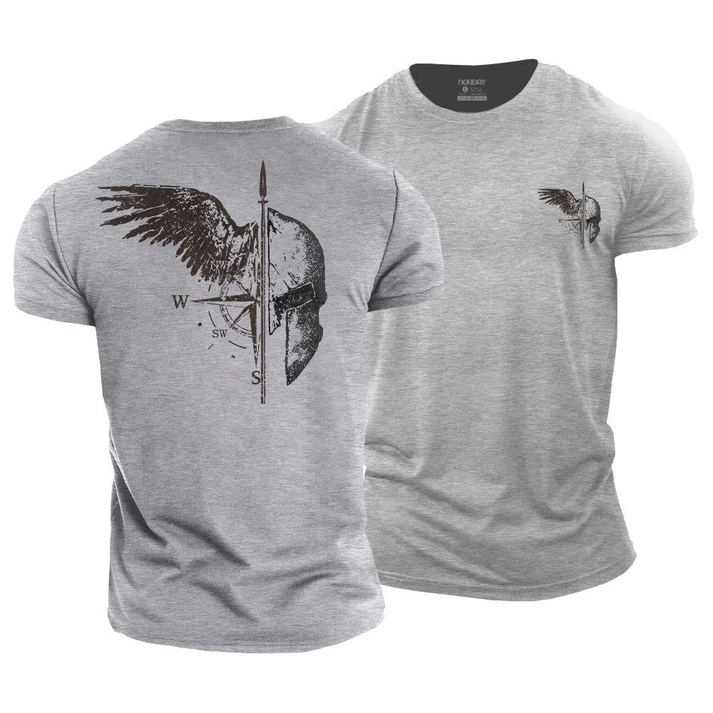 Spartan Warrior Wing Cotton T-Shirt