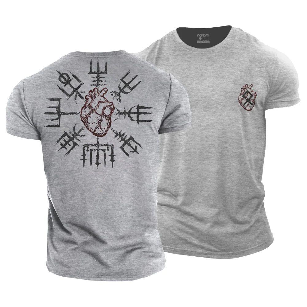 Viking Heart Cotton T-Shirt