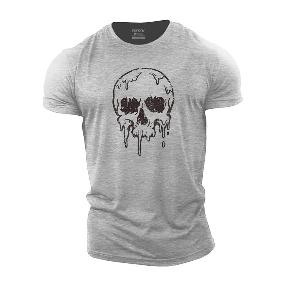 Dripping Skeleton Cotton T-Shirt