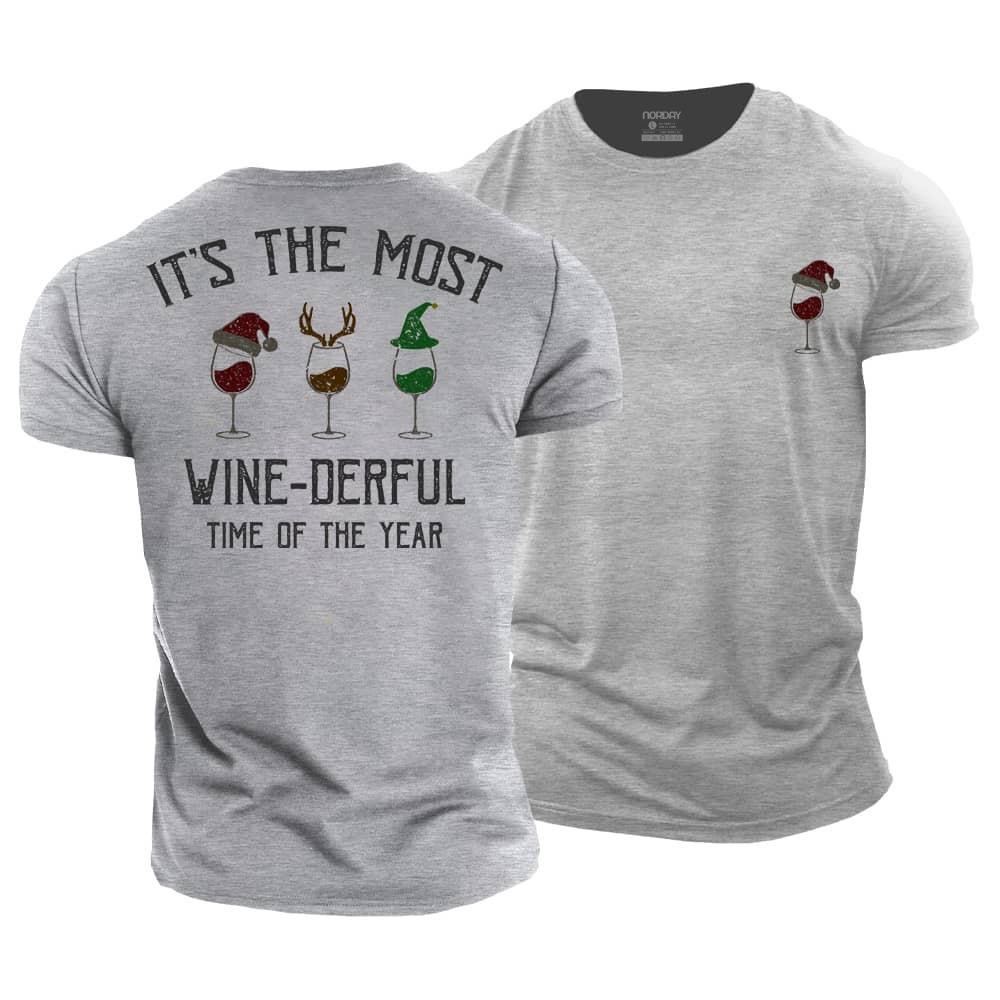 Wine-derful Time Cotton T-Shirt