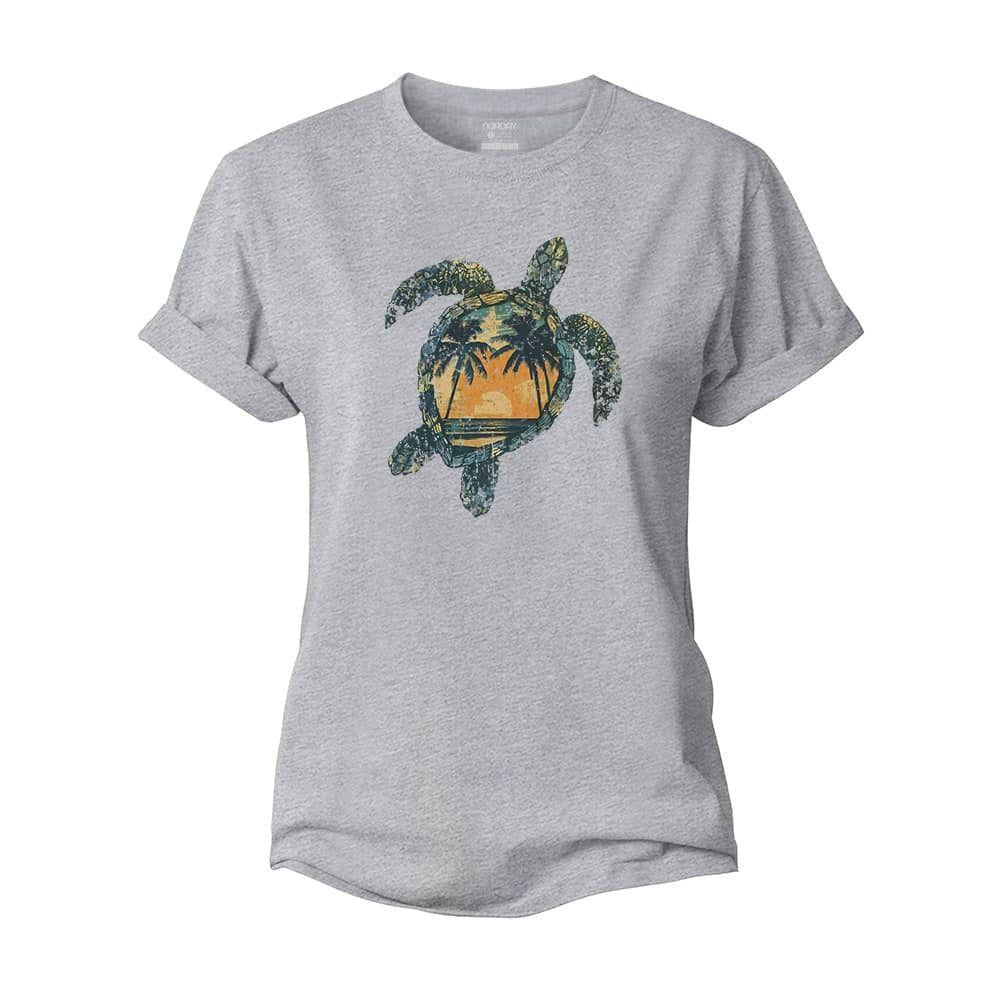Beach Turtle Women's Cotton T-Shirt