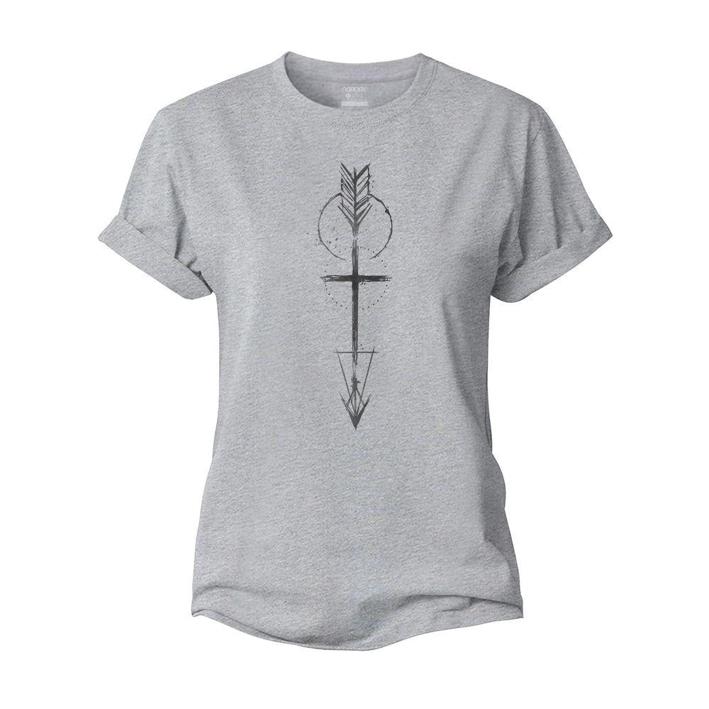 Arrow of Faith Women's Cotton T-Shirt