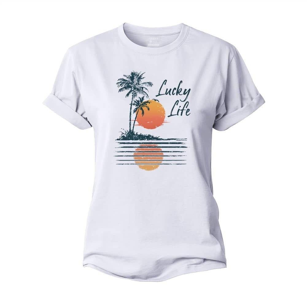 Lucky Life Women's Cotton T-Shirt