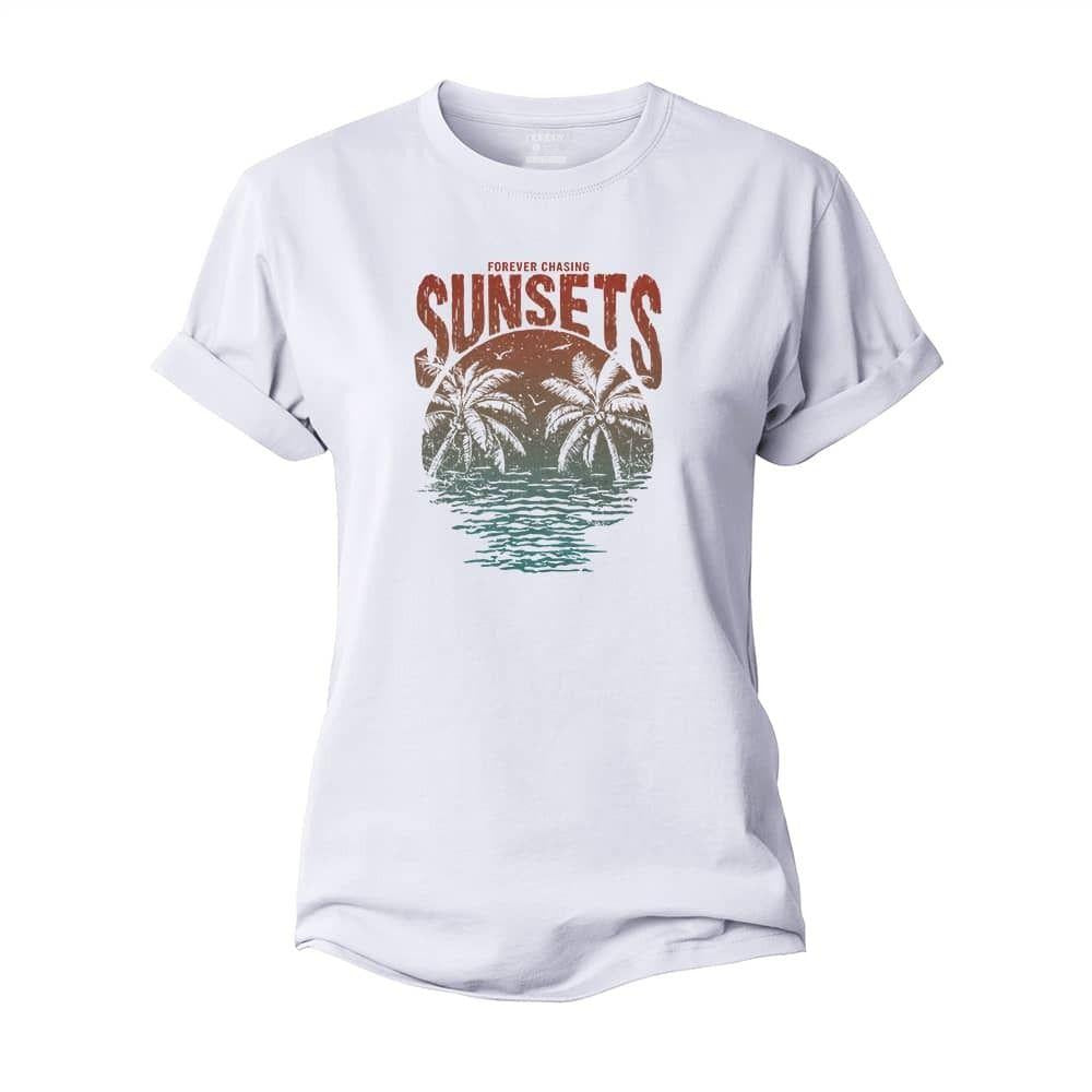 Chasing Sunsets Women's Cotton T-Shirt