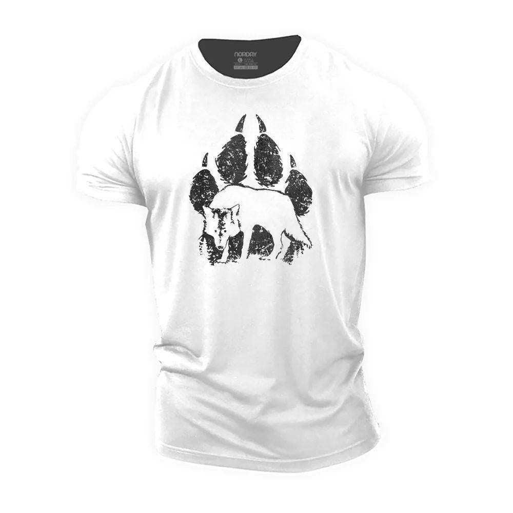 Wolf Paw Cotton T-Shirt