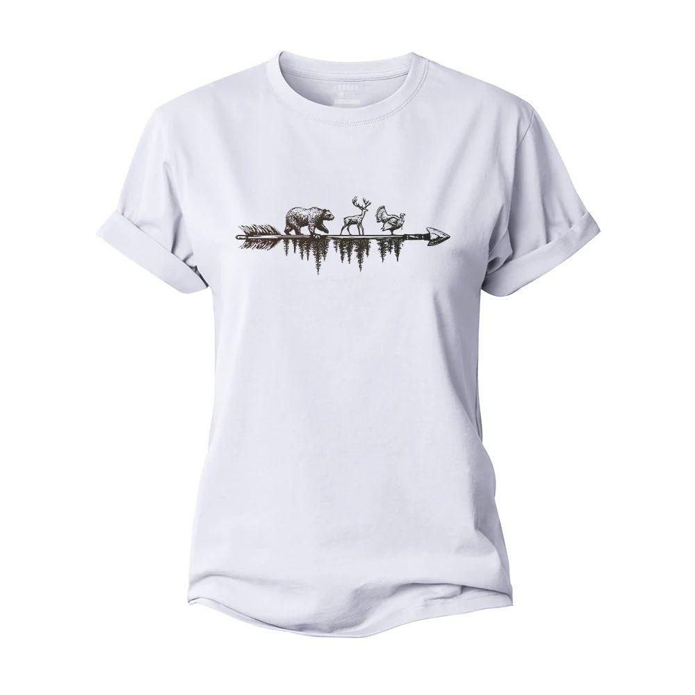 Wildlife on The Arrow Women's Cotton T-Shirt