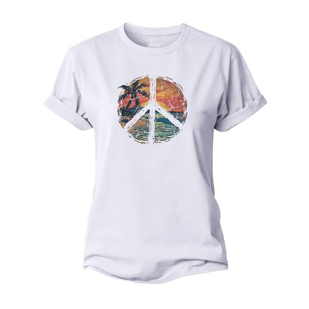Peaceful Sea Women's Cotton T-Shirt