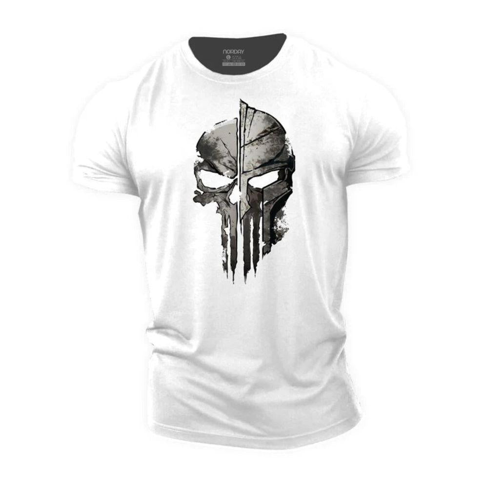 Spartan Skull Cotton T-Shirt