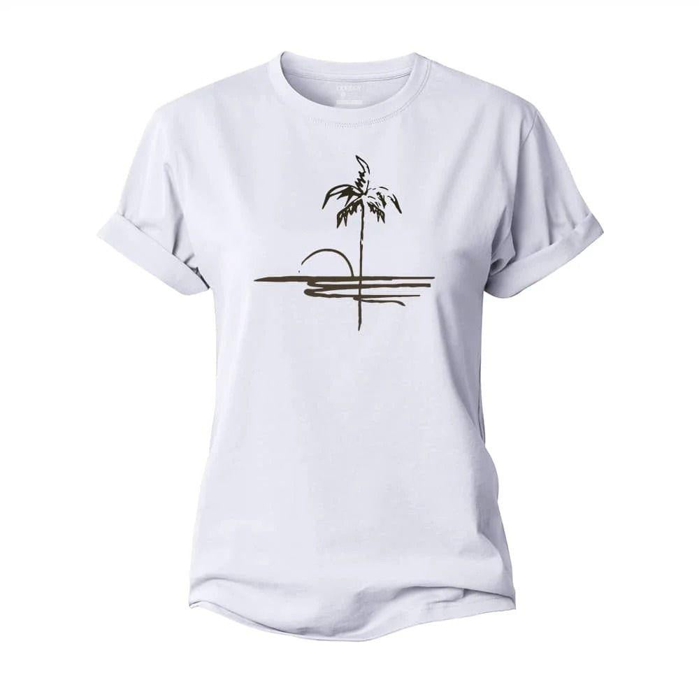 Simple Beach Women's Cotton T-Shirt