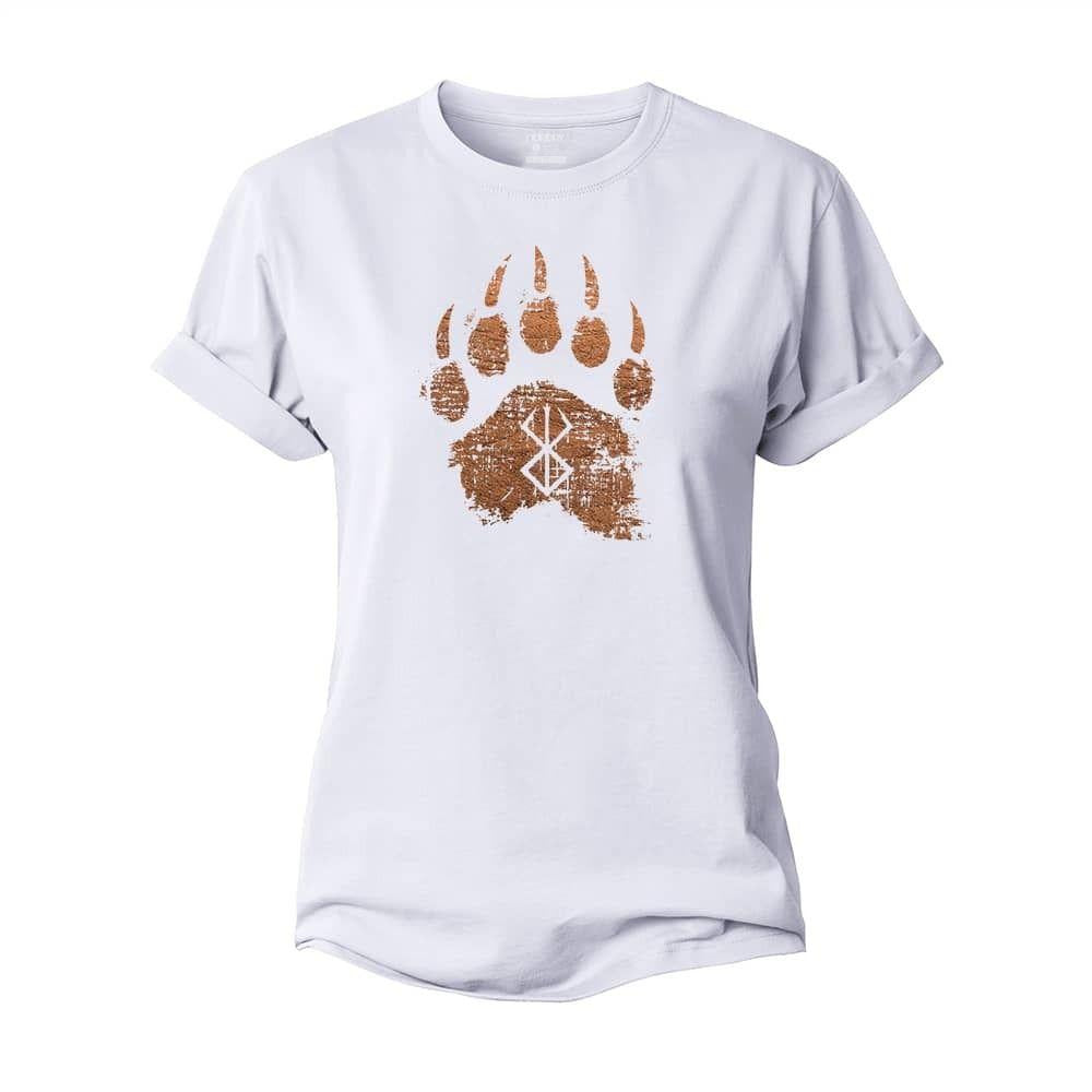 Berserker Rune Bears Paw Women's Cotton T-Shirt