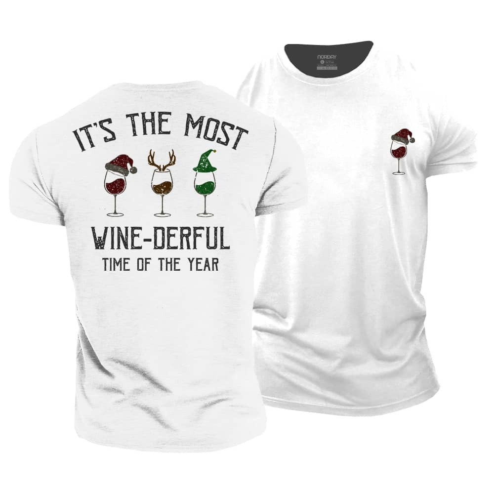 Wine-derful Time Cotton T-Shirt