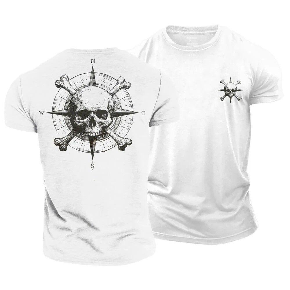 Adventure Compass Skull T-Shirt - Norday SE