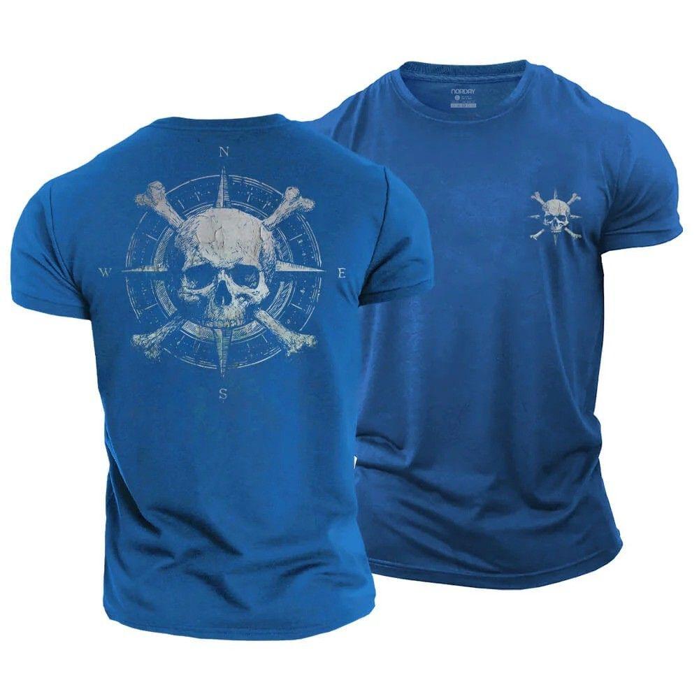 Adventure Compass Skull T-Shirt - Norday SE