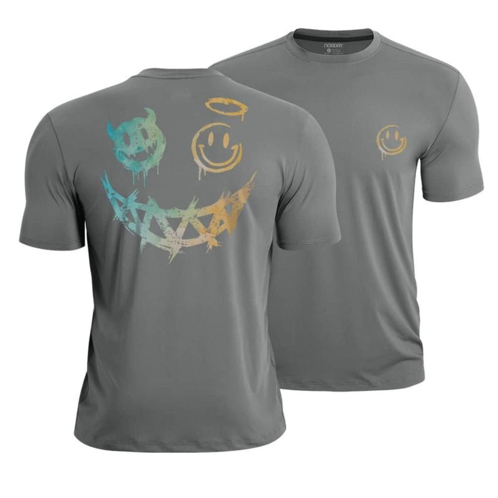 Angel Devil Smiley Athletic Quick - Dry T-Shirt - Norday SE